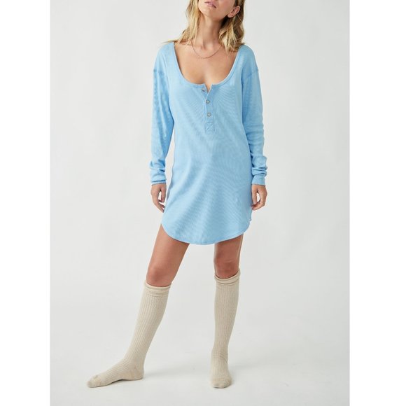 Free People Other - 🎉LAST CHANCE🎉 FREE PEOPLE Weekend Vibe Pullover / Chambray